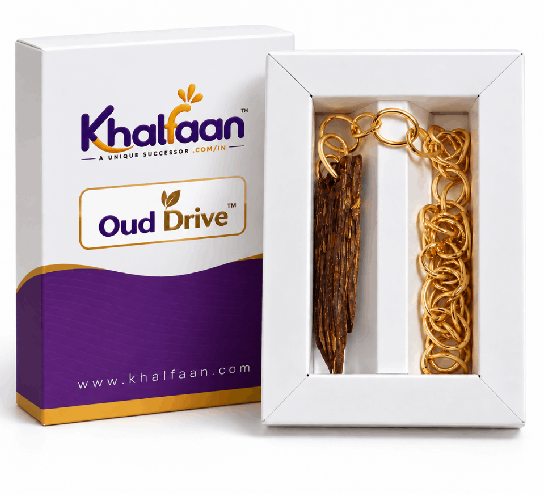 Khalfaan Oud Drive™ Hanging Oud Aroma for Your Car (Pack of 1) - Image 3