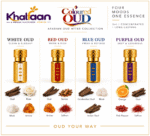 Khalfaan Coloured OUD – Arabian Oud Attar Collection | 4 × 3ml - Image 3